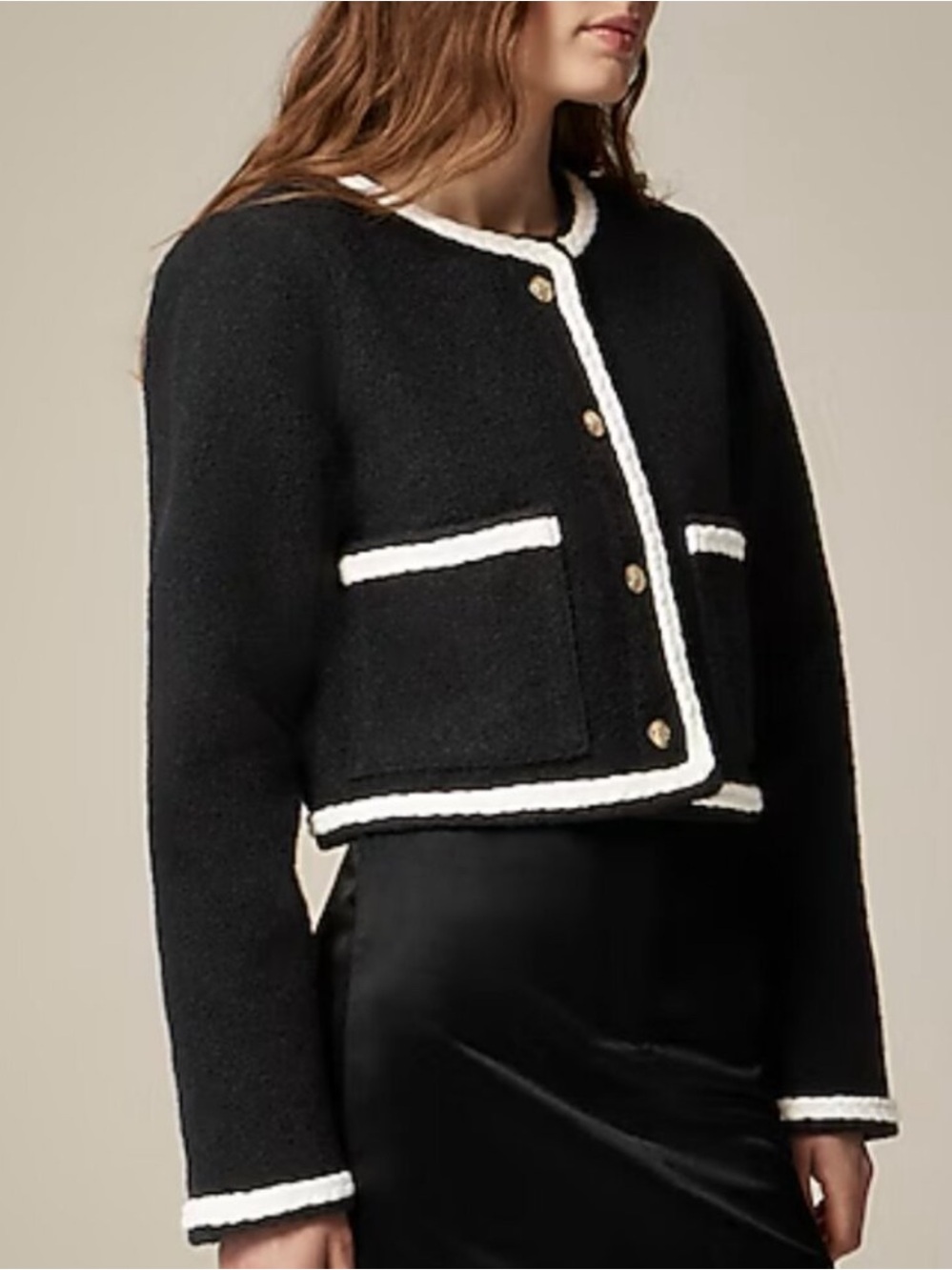 J.Crew Cropped Bouclé Lady Jacket Blazer 2X NWT